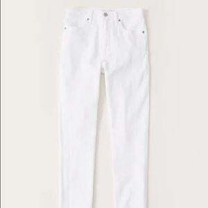 Abercrombie & Fitch High Rise Skinny Jean in White Size 26 R